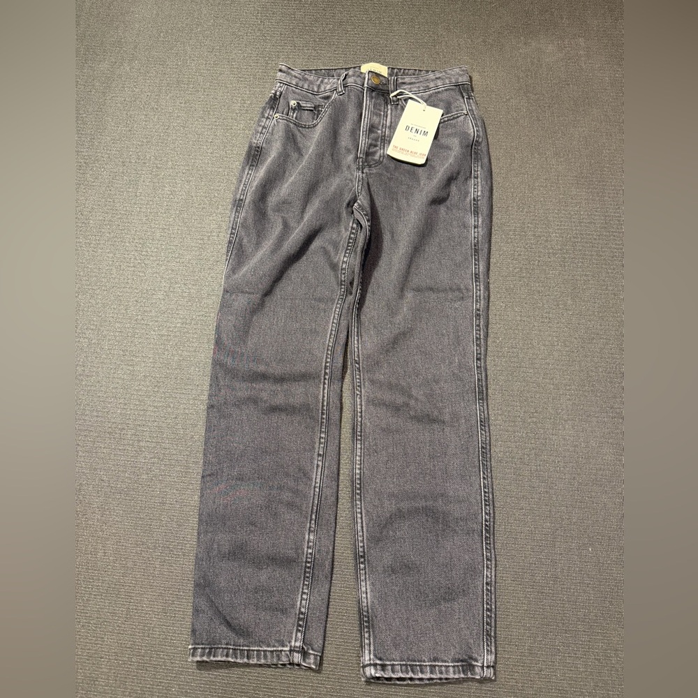 New Sezane Denim Brut Sexy Jeans In Gris Moyen Women's Size 4 US - Picture 5 of 10